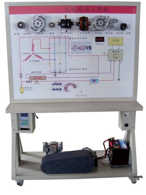 汽车充电系统示教板