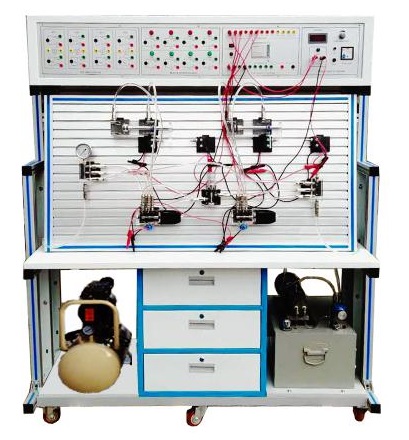 透明液压与气压传动PLC综合实训装置